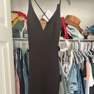 strappy backless mermaid maxi dress